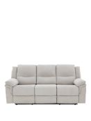 Albion Fabric 3 Seater Manual Recliner Sofa. RPP £649.00 . Dimensions: Height 98, Width 202, Depth