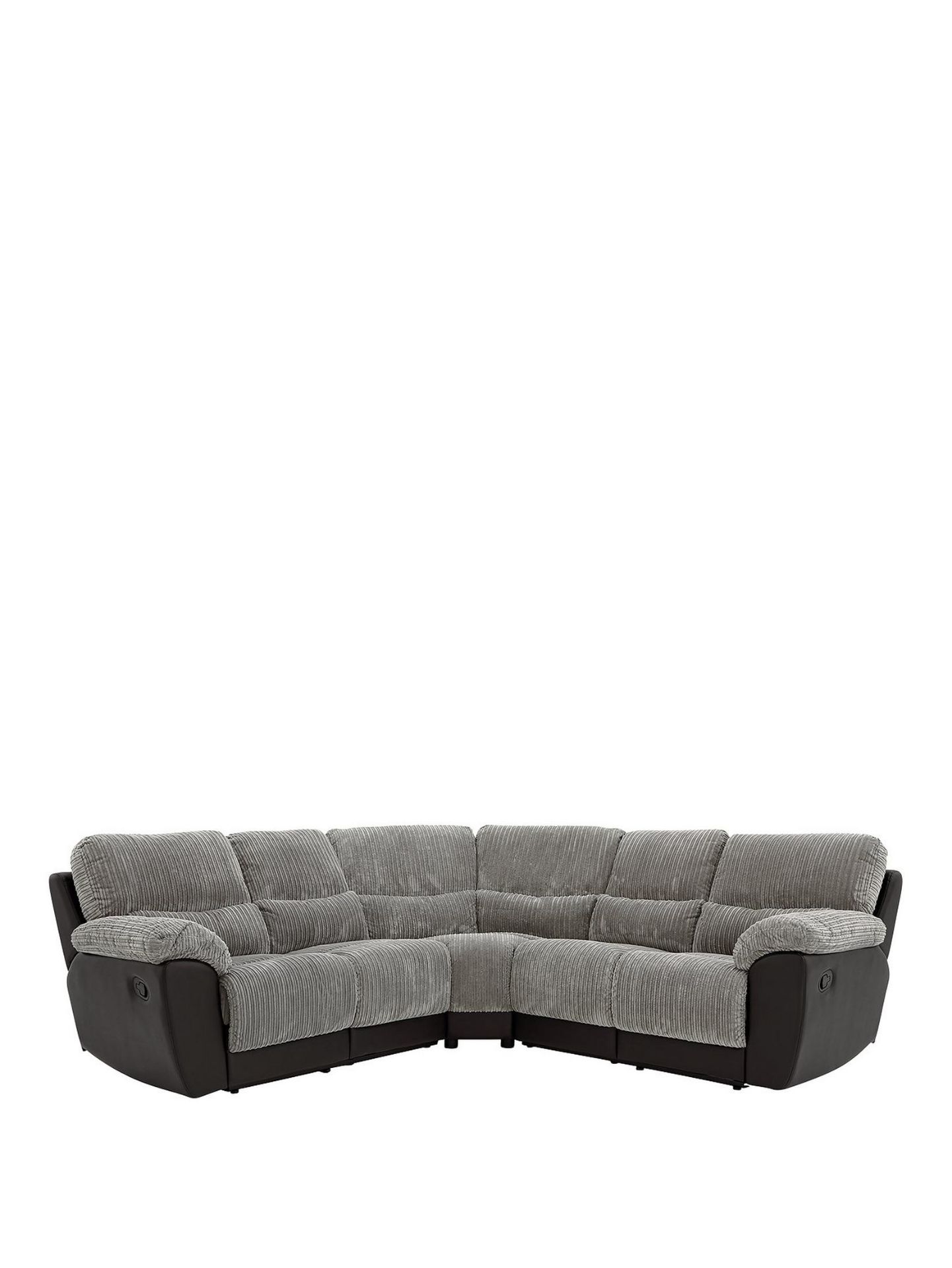 SIENNA RECLINER CORNER GROUP. RPP £1,399.00. Dimensions: Height 94, Width 243 x 243, Depth 97 cm ( - Image 2 of 4