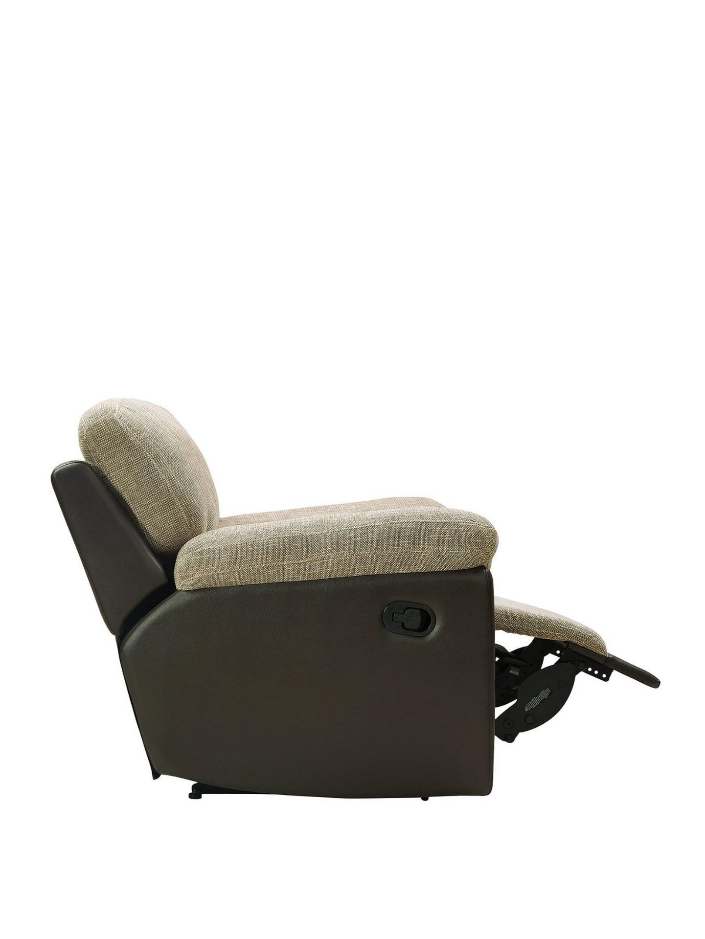 SANTORI RECLINER CHAIR. RPP £469.00. Height 94, Width 102, Depth 97cm (approx.) Depth: 97 CM Height: - Image 2 of 3