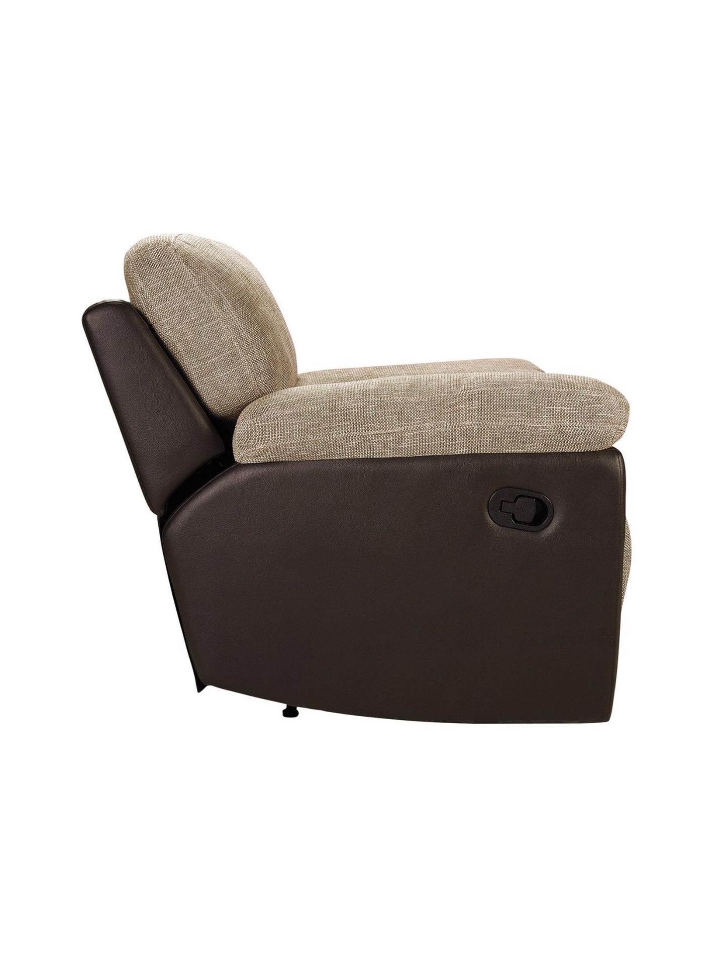 SANTORI RECLINER CHAIR. RPP £469.00. Height 94, Width 102, Depth 97cm (approx.) Depth: 97 CM Height: - Image 3 of 3