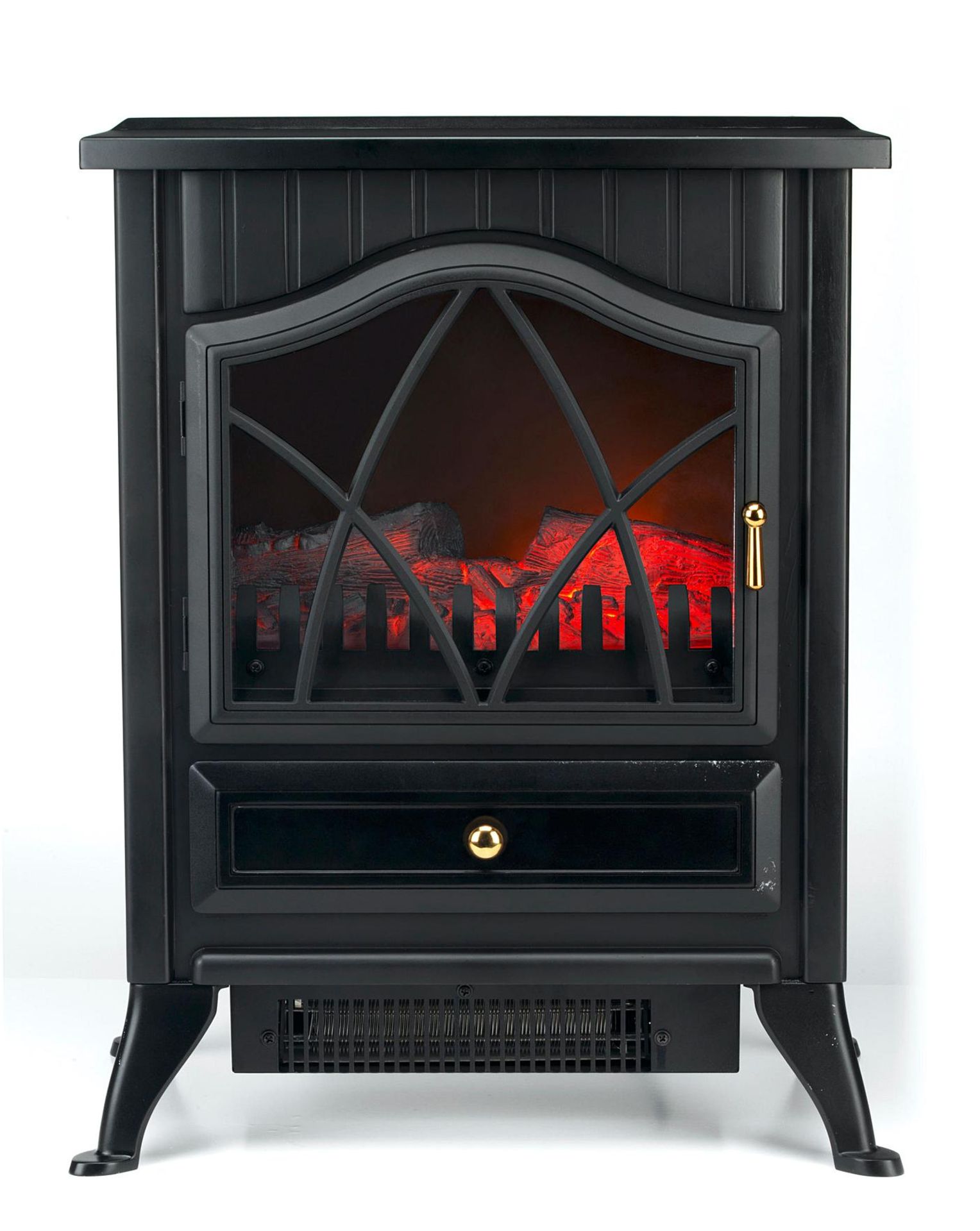 Beldray Oslo 1.8kW Black Electric Fire Stove RRP £199.98 (118031)