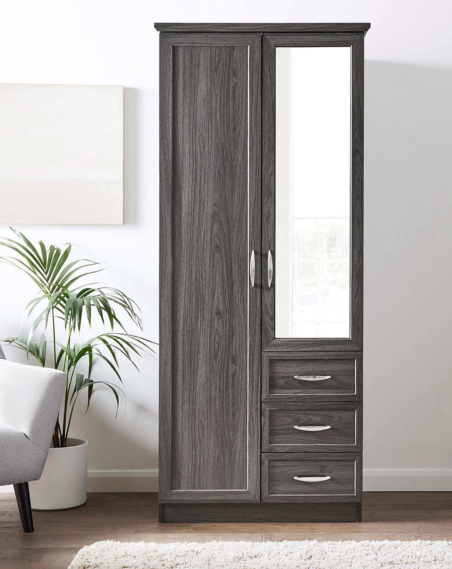 Kingston 2 Door 3 Drawer Wardrobe RRP £698.00 (117996)