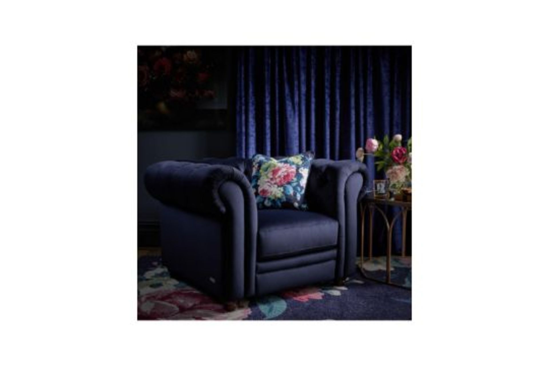 Cheltenham Chair. RPP £1,259.00. H 74 x W 110 x D 97 cm Iconic silhouette Reflecting Laurence's love