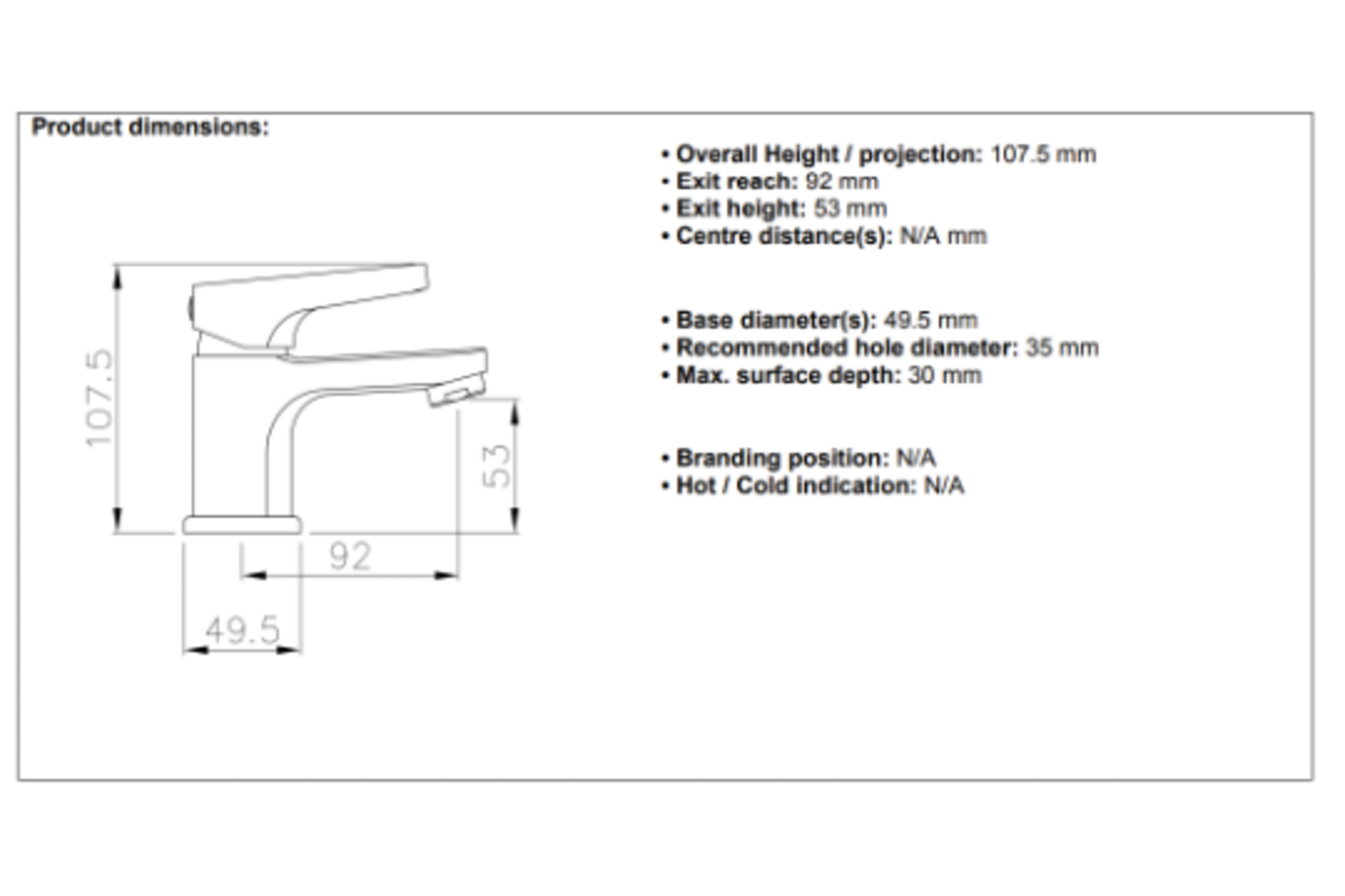 PALLET TO CONTAIN 60 x NEW BOXED Abode Lamona CONTEMPORARY CHROME BATHROOM BASIN TAPS. RRP £59.99 - Image 3 of 4