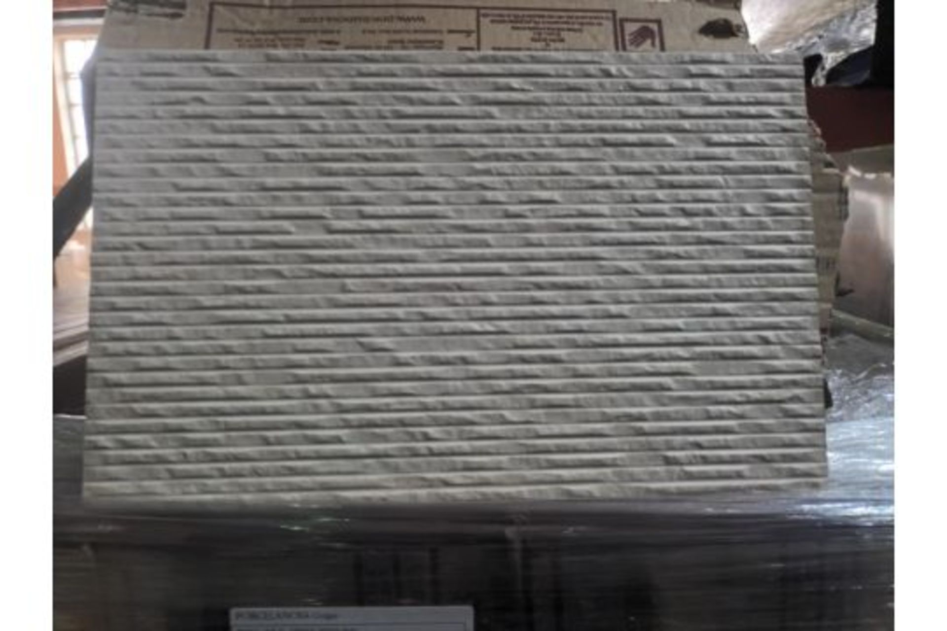 PALLET TO CONTAIN 22 x PACKS OF PORCELANOSA PARK LINEAL ARENA WALL TILES. SIZE: 200x316mm. Each - Image 2 of 4