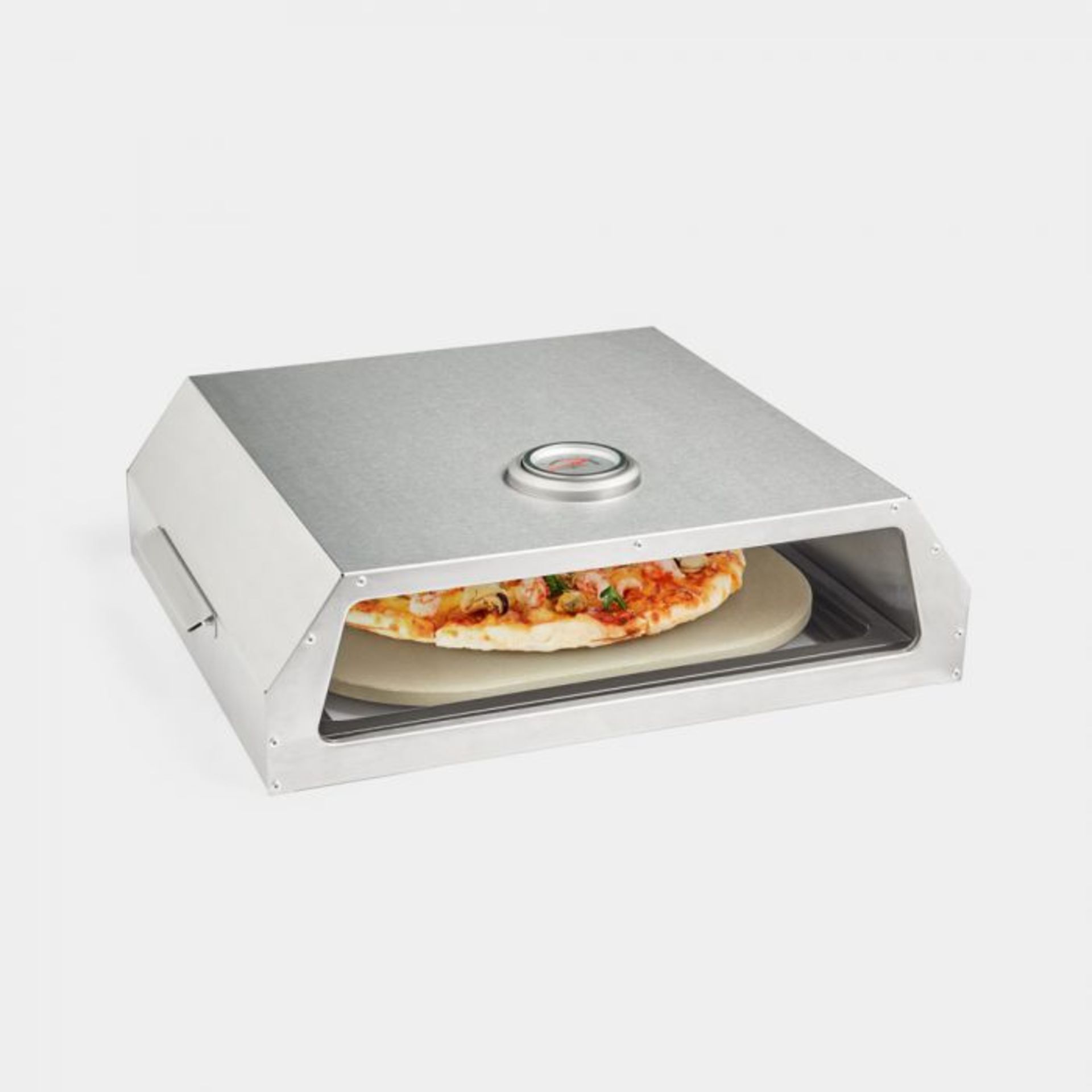 BBQ Grill Top Pizza Oven. Your al fresco experience doesn’t have to be limited to just burgers or