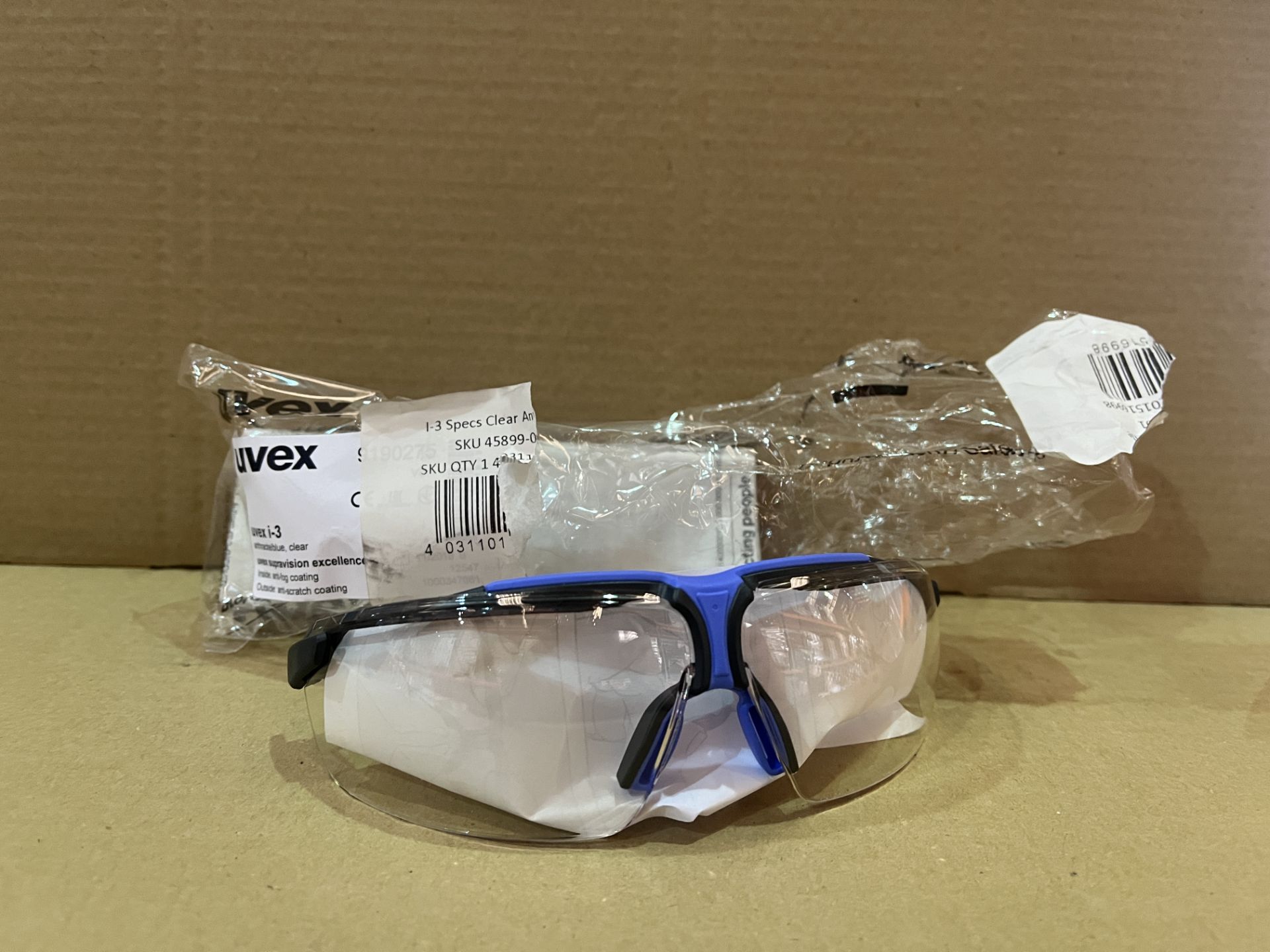 20 X BRAND NEW UVEX i-3 CLEAR ANTHRACITE SPECS RRP £18 EACH R15