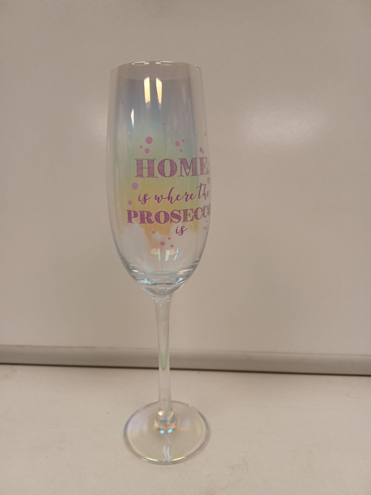 72 X NEW PACKAGED TOTES PROSECCO FLUTES. RRP £10. ROW 2