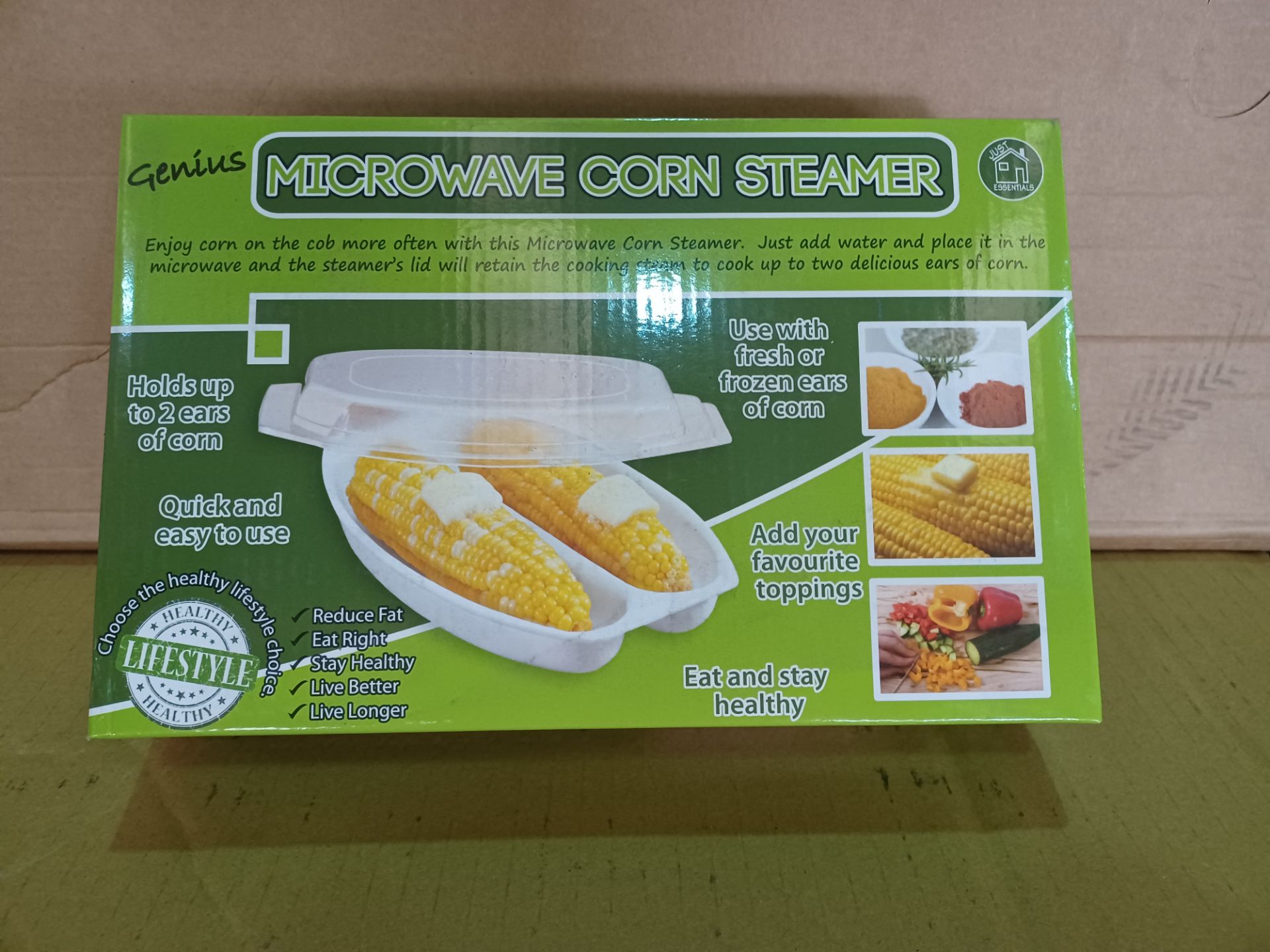 48 X BRAND NEW GENIUS MICROWAVE CORN STEAMER R15