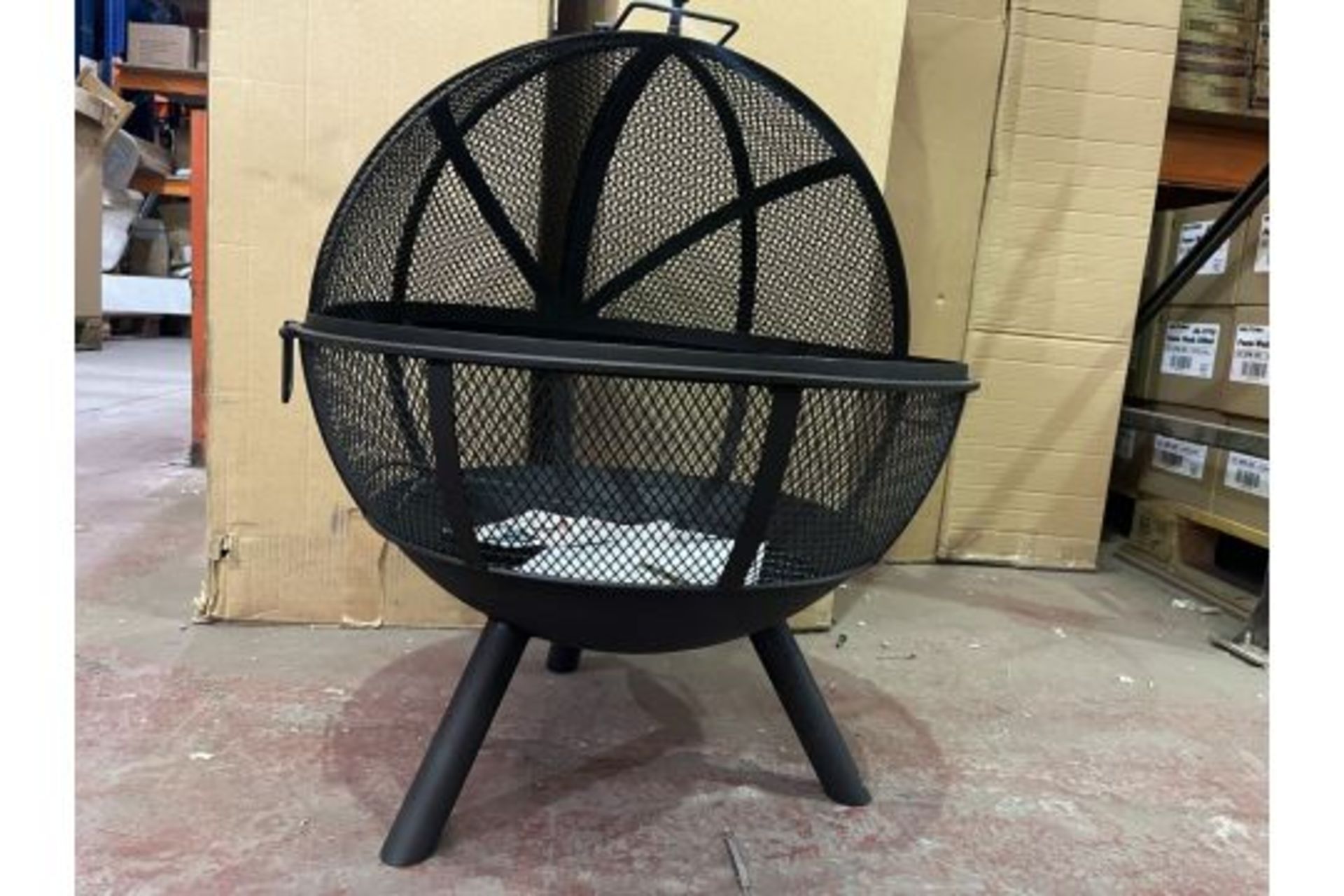 4 X BRAND NEW BOXED HIGH END OLIVE AND SAGE THE EBO FIREPIT RRP £219 R5