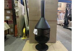 8 X BRAND NEW BOXED HIGH END OLIVE AND SAGE THE PORTO FIREPIT RRP £295 R5