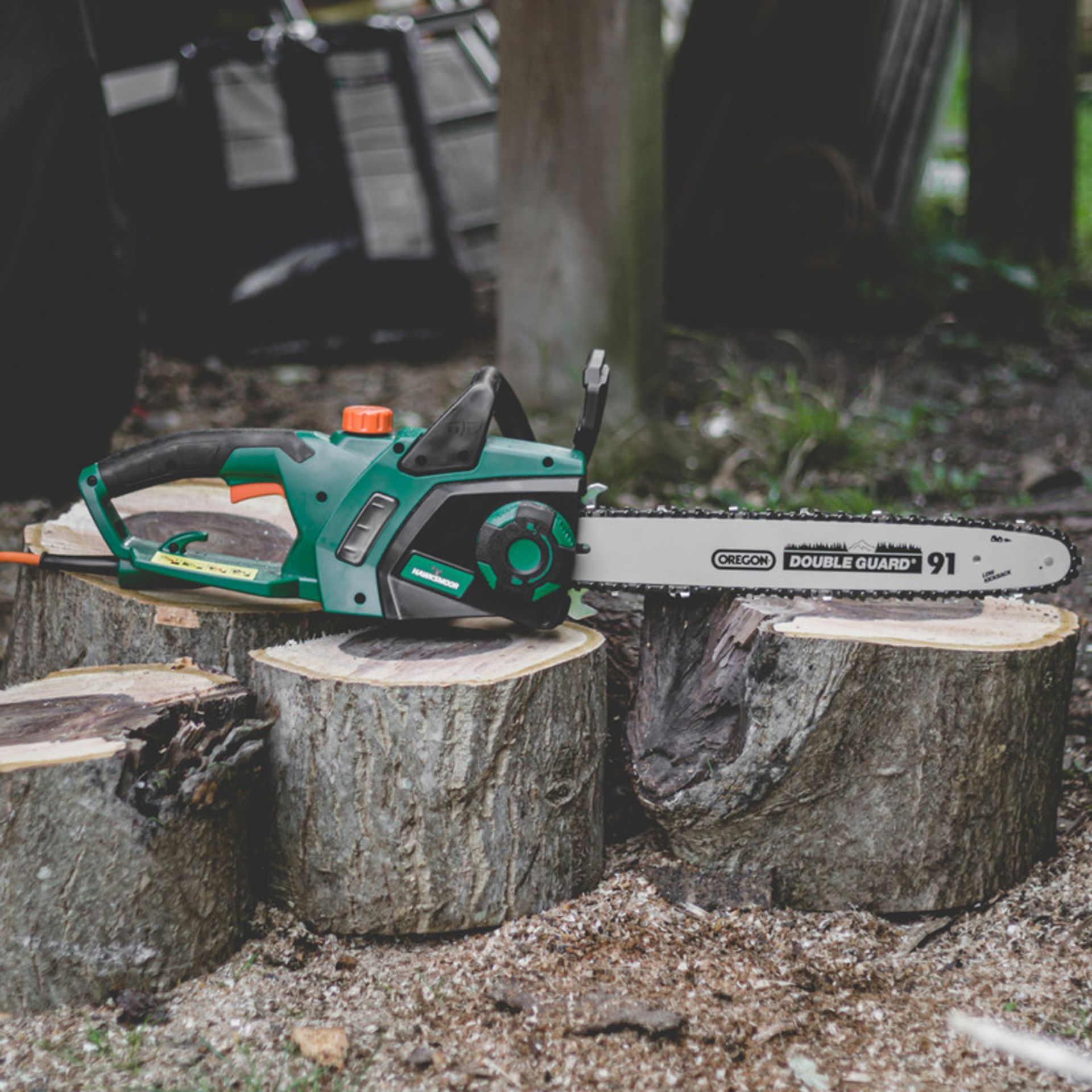 Pallet To Contain 15 x Boxed Hawksmoor 2.2kW 40cm Electric Chainsaw 230V. 40cm Oregon bar and - Image 2 of 2