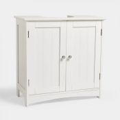 Colonial Under Sink Basin Cabinet. Organise your bathroom in style using our Colonial White Under