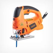 800W Electric Jigsaw. Delivering a much higher spec than your average DIY tool, this versatile