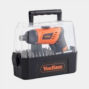 50pc Cordless Li-Ion Screwdriver Set.