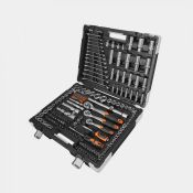 215 Piece Socket Set. Our 215 piece socket set is fully equipped with a variety of premium carbon