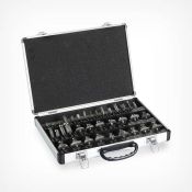 35 Piece Router Bit Set. Including 35 pieces of Tungsten Carbide Tipped (TCT) router saw bits,