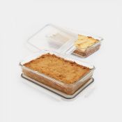 2pc Glass Ovenproof Containers. Whether you’re wanting to bake a lasagne, conjure up a meaty pie