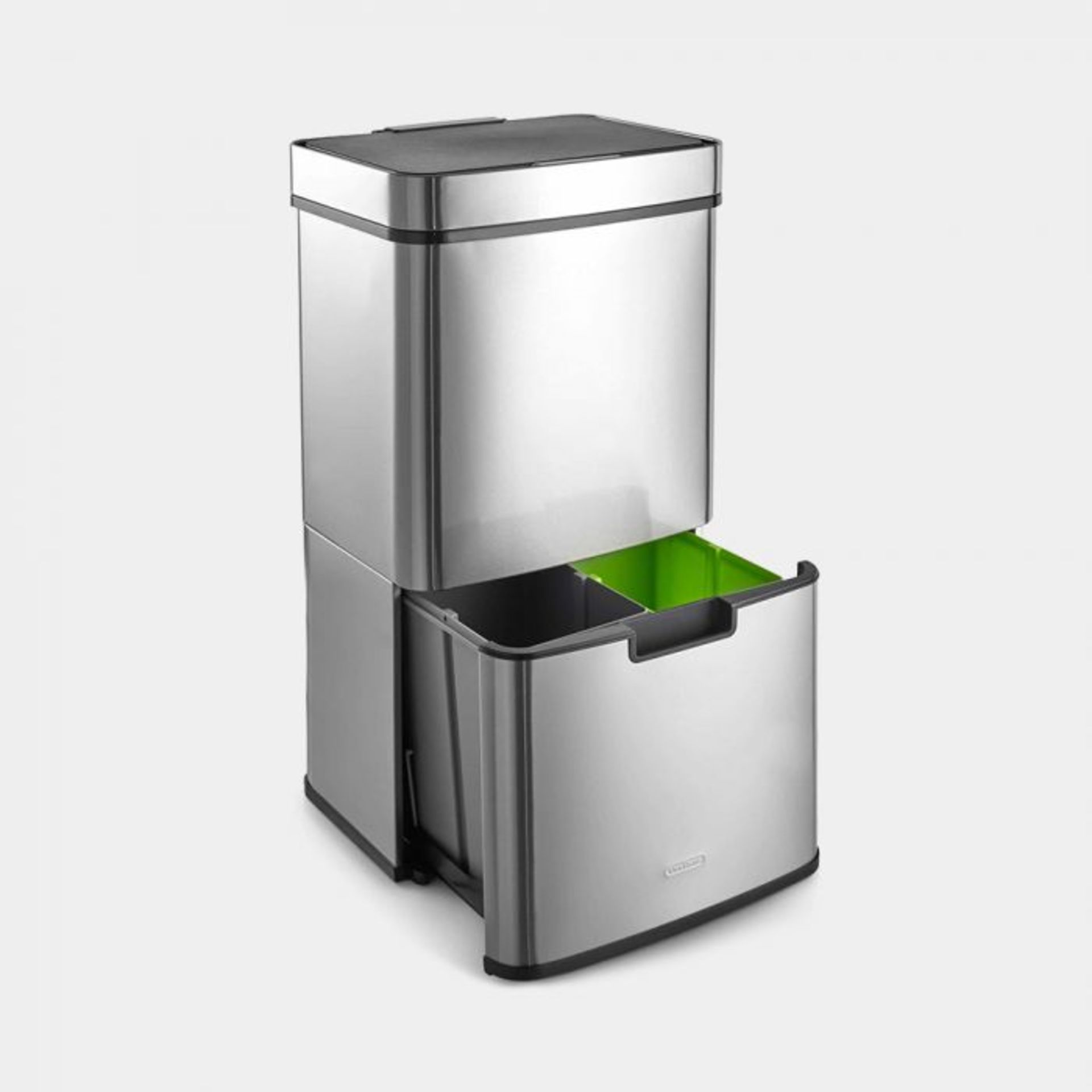 72L Sensor Bin. Do you know you could recycle more, but don’t want multiple boxes in your kitchen,