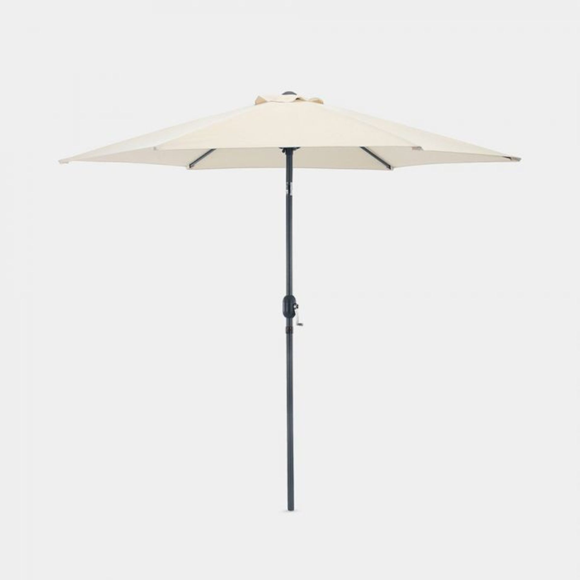 Ivory Cream 2.7m Steel Garden Parasol. What better way to celebrate the arrival of the sun than by