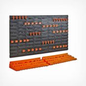 Pegboard & Shelf Tool Organiser. If you have a large tool collection and a regular toolbox just