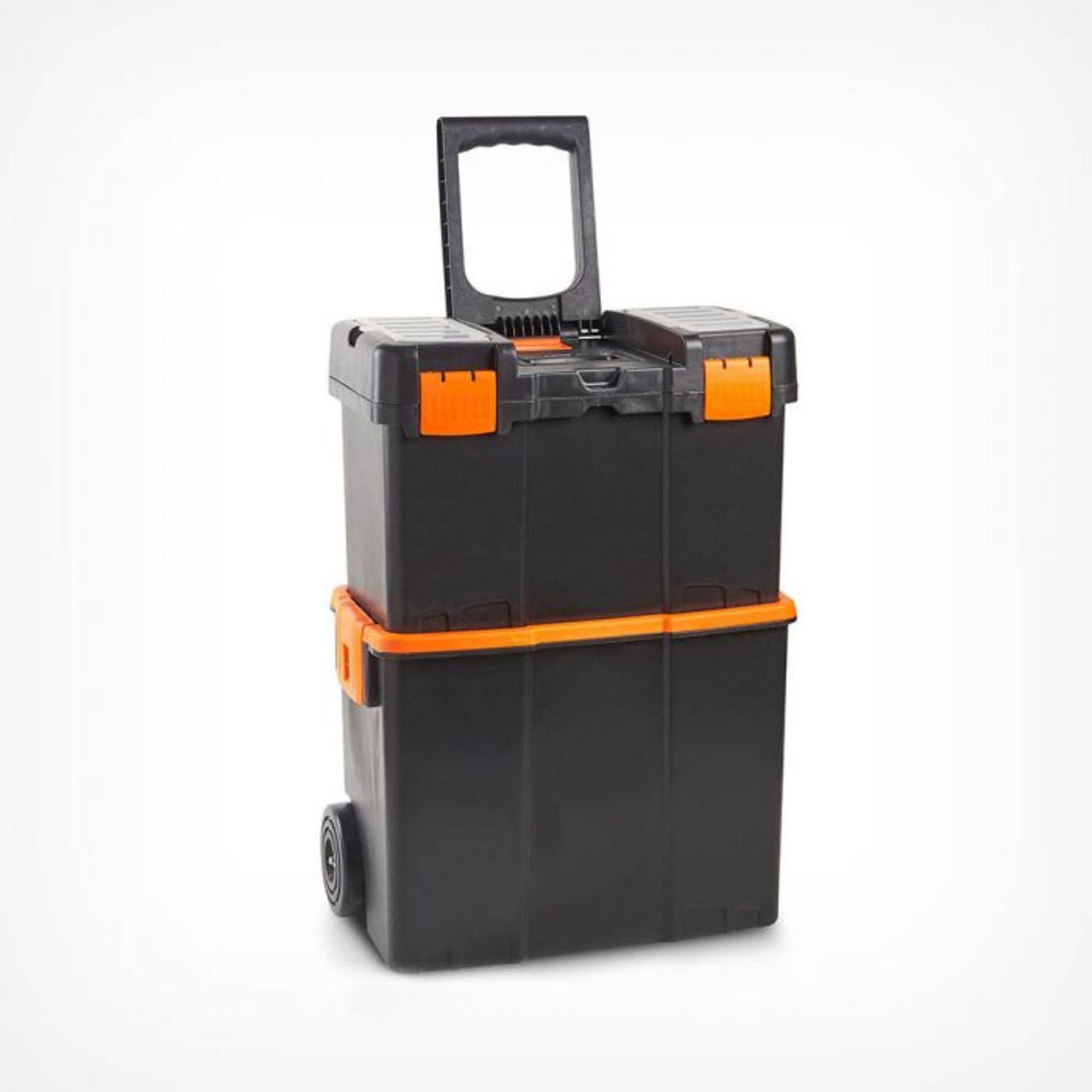 Roller Tool Box. With this handy mobile work centre, you can take your tool collection to a whole