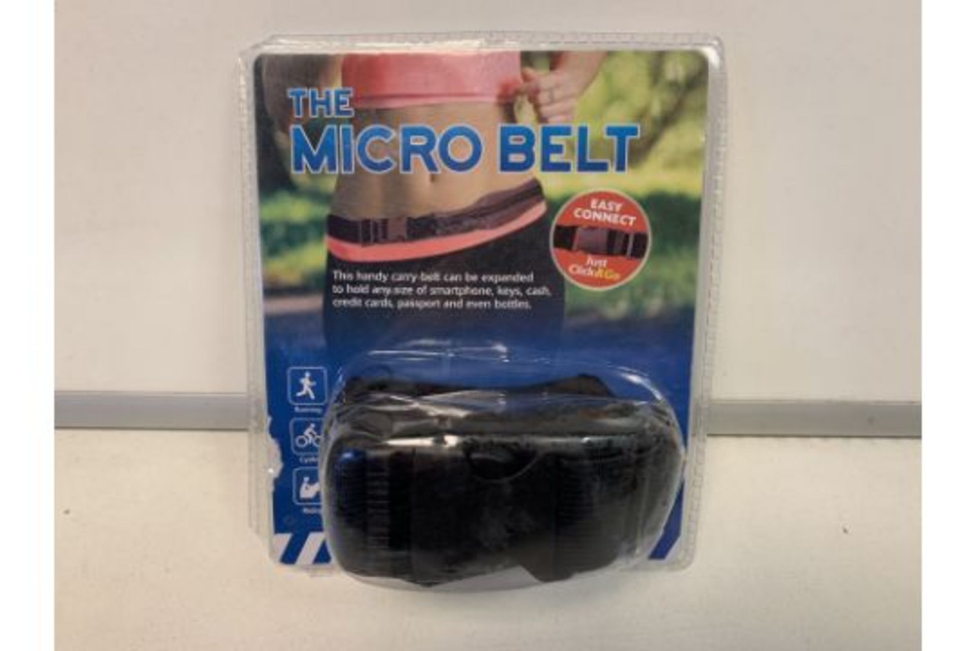 36 X NEW PACKAGED 'THE MICRO BELTS' HAND CARRY BELT CAN BE EXPANDED TO HOLD ANY SIZE OF