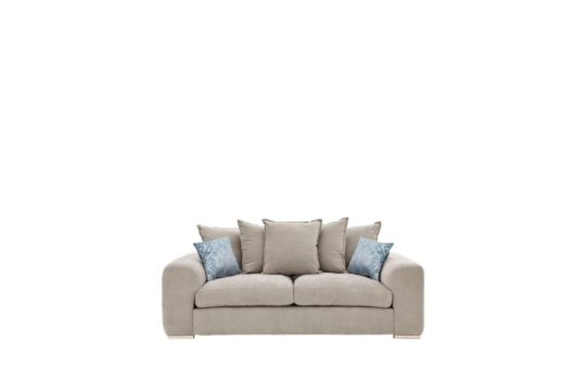 SOPHIA 3 SEATER SOFA. RPP £1,399.00. Dimensions: Height 89, Width 221, Depth 96 cm (approx.)