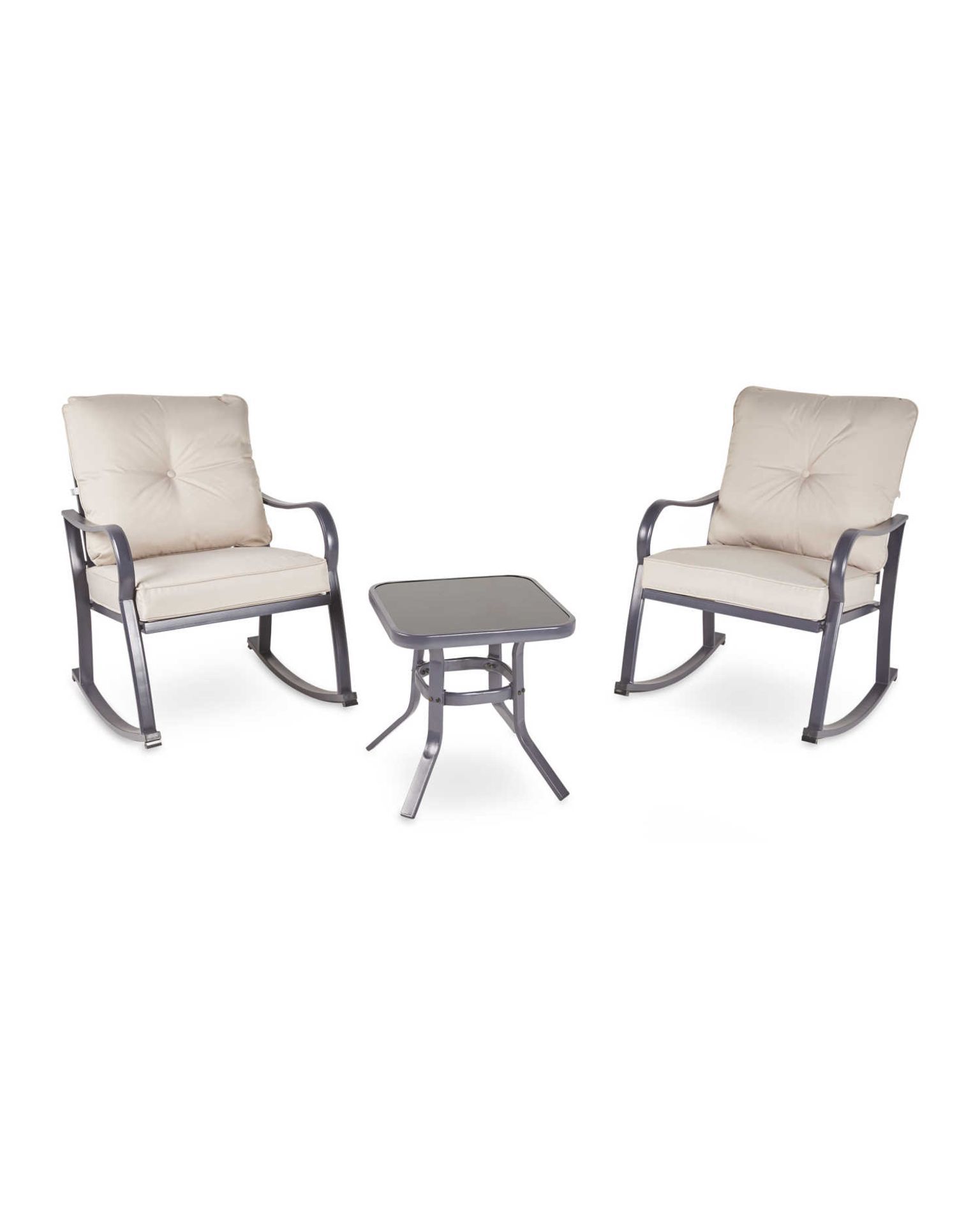 Luxury Rocking Bistro Set. Sit back and rock away in style with this stunning Luxury Rocking