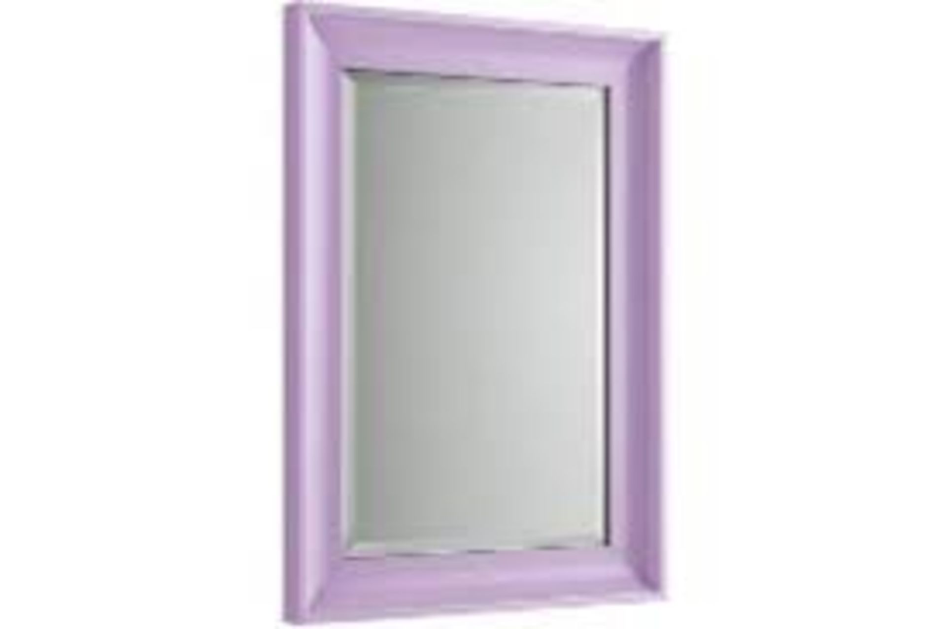 2 X NEW BOXED 700x500mm Melbourne Purple Framed Mirror. RRP £209.99 EACH .Ml8019 Adds A Funky,