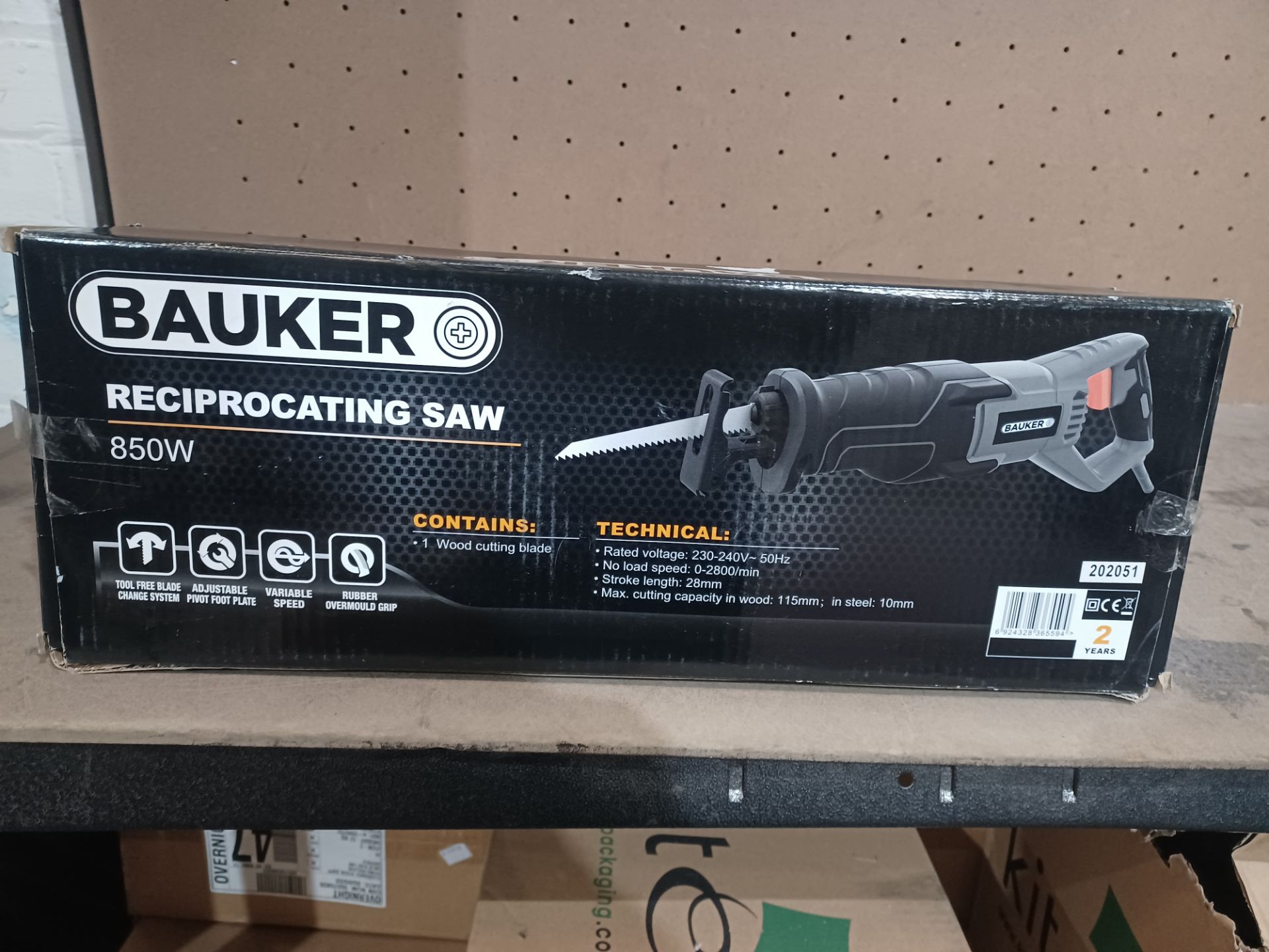 3 X BAUKER 850W RECIPROCATING SAW UNCHECKED - PCK