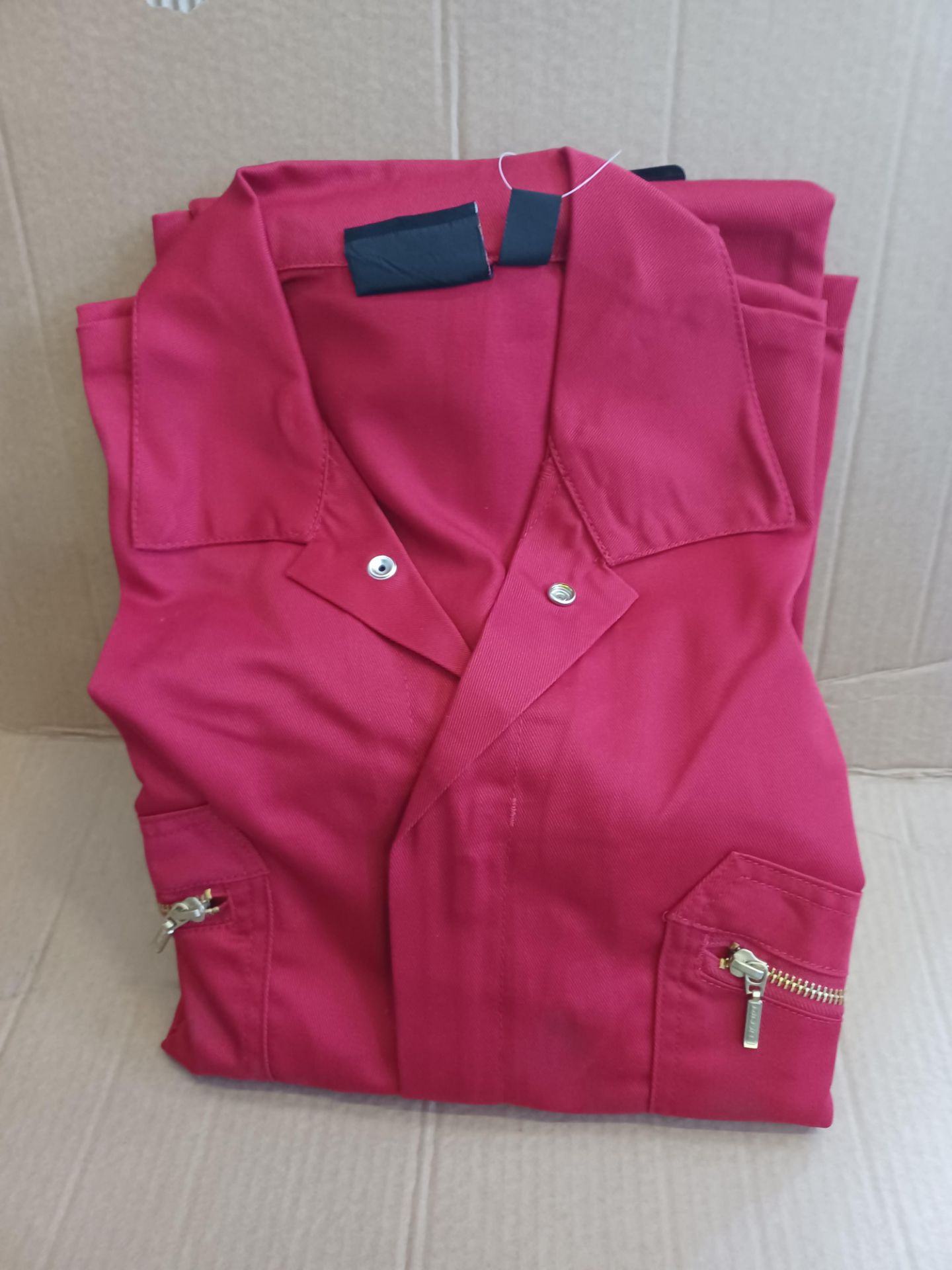 6 X BRAND NEW DICKIES RED COVERALLS SIZE 40R S1-27