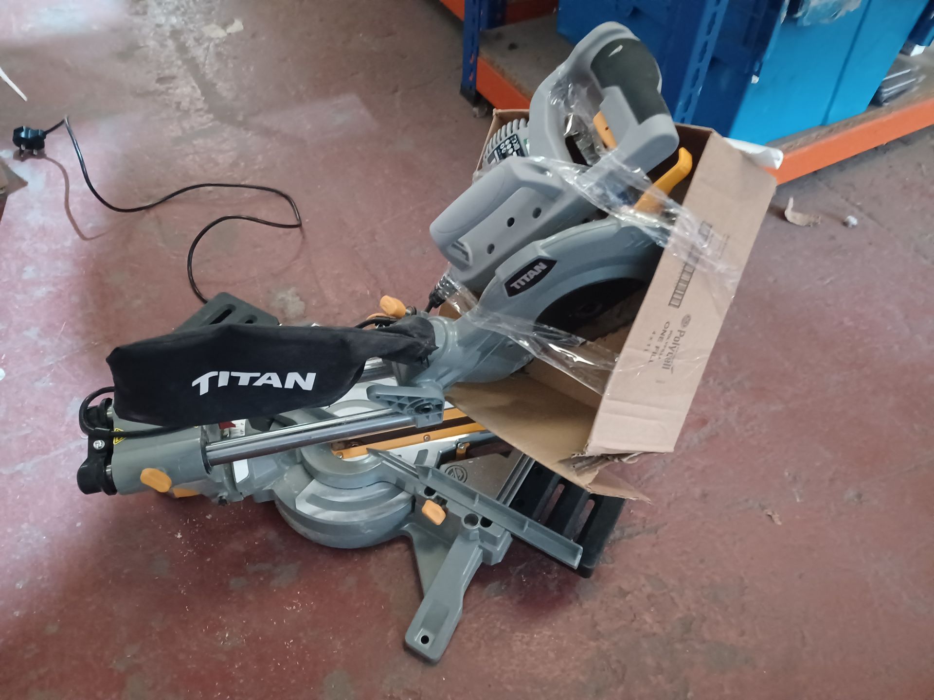 TITAN 210MM SLIDING MITRE SAW - PCK