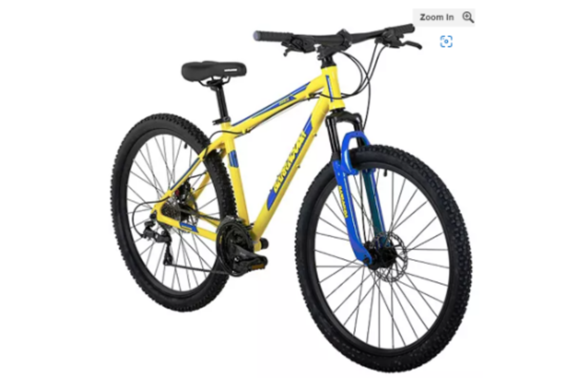 New & Boxed Barracuda Draco 4 19 Inch Hardtail 24 Speed 27.5 Inch Yellow Blue Disc brakes. RRP £