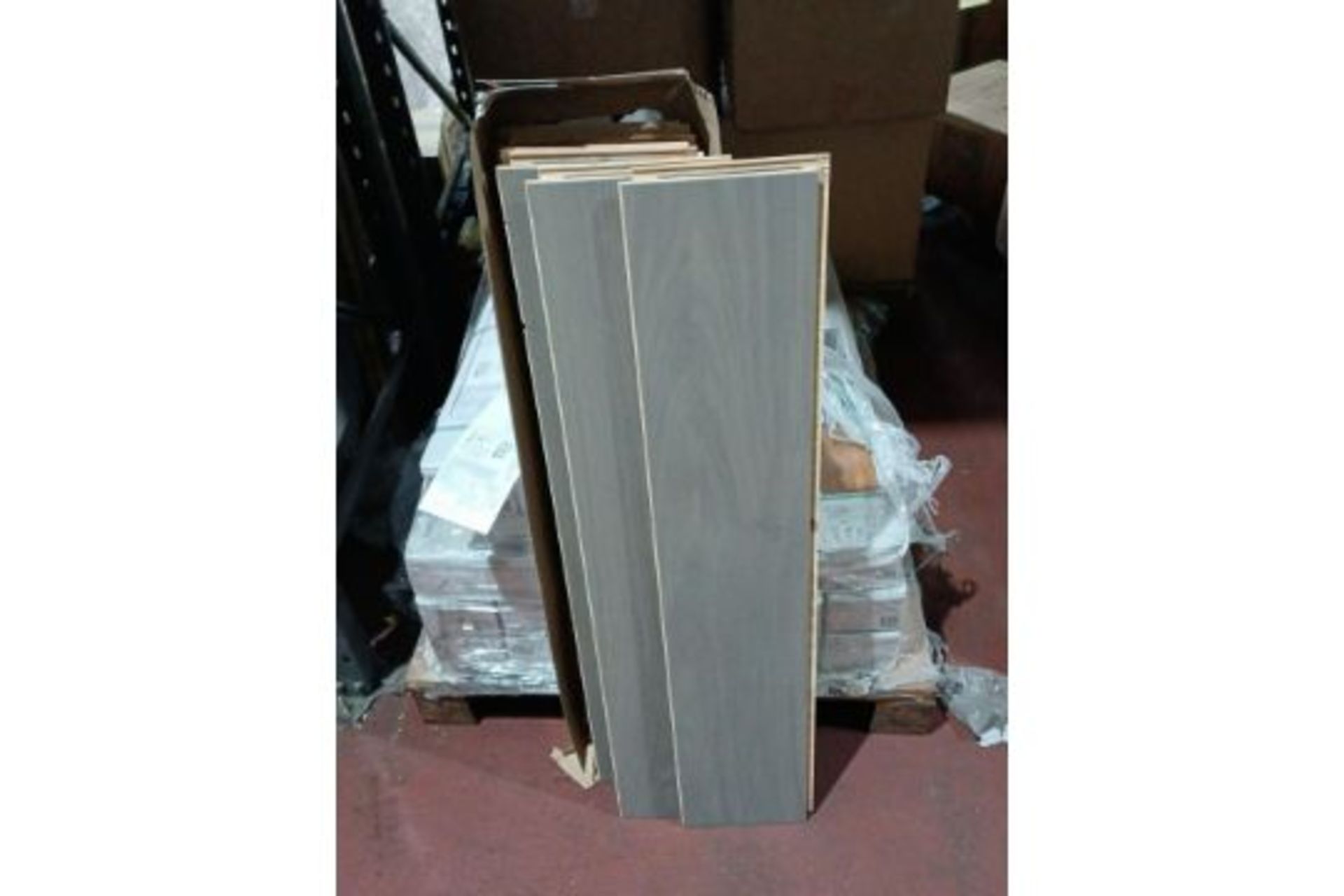 10 PACKS OF Marapi Grey Laminate Flooring, EACH PACK CONTAINS 1.74m2, GIVING THIS LOT A COMBINED - Image 2 of 2