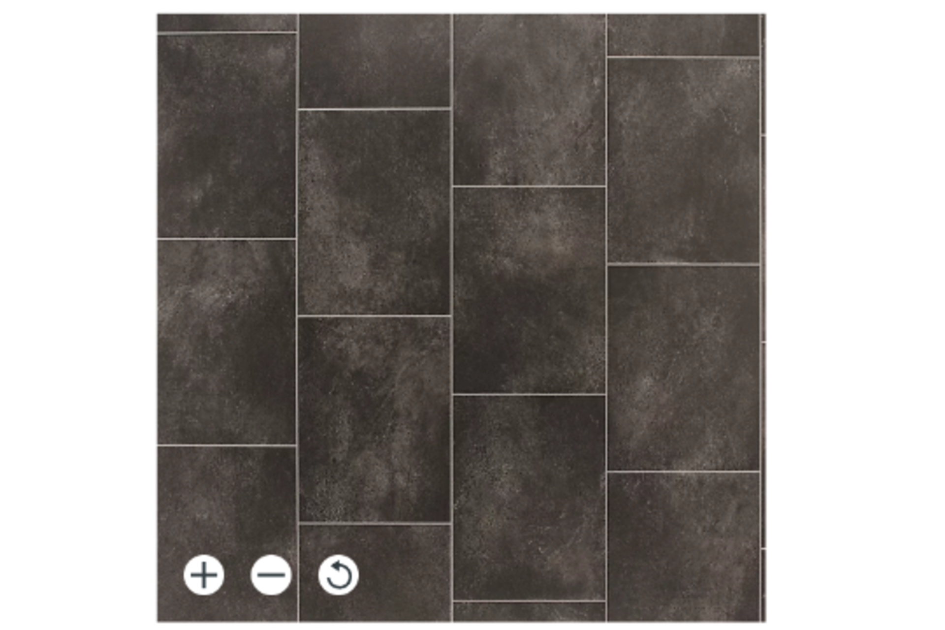 12m2 of Black Slate Tile Effect Vinyl Flooring. This black slate tile effect vinyl sheet will give a