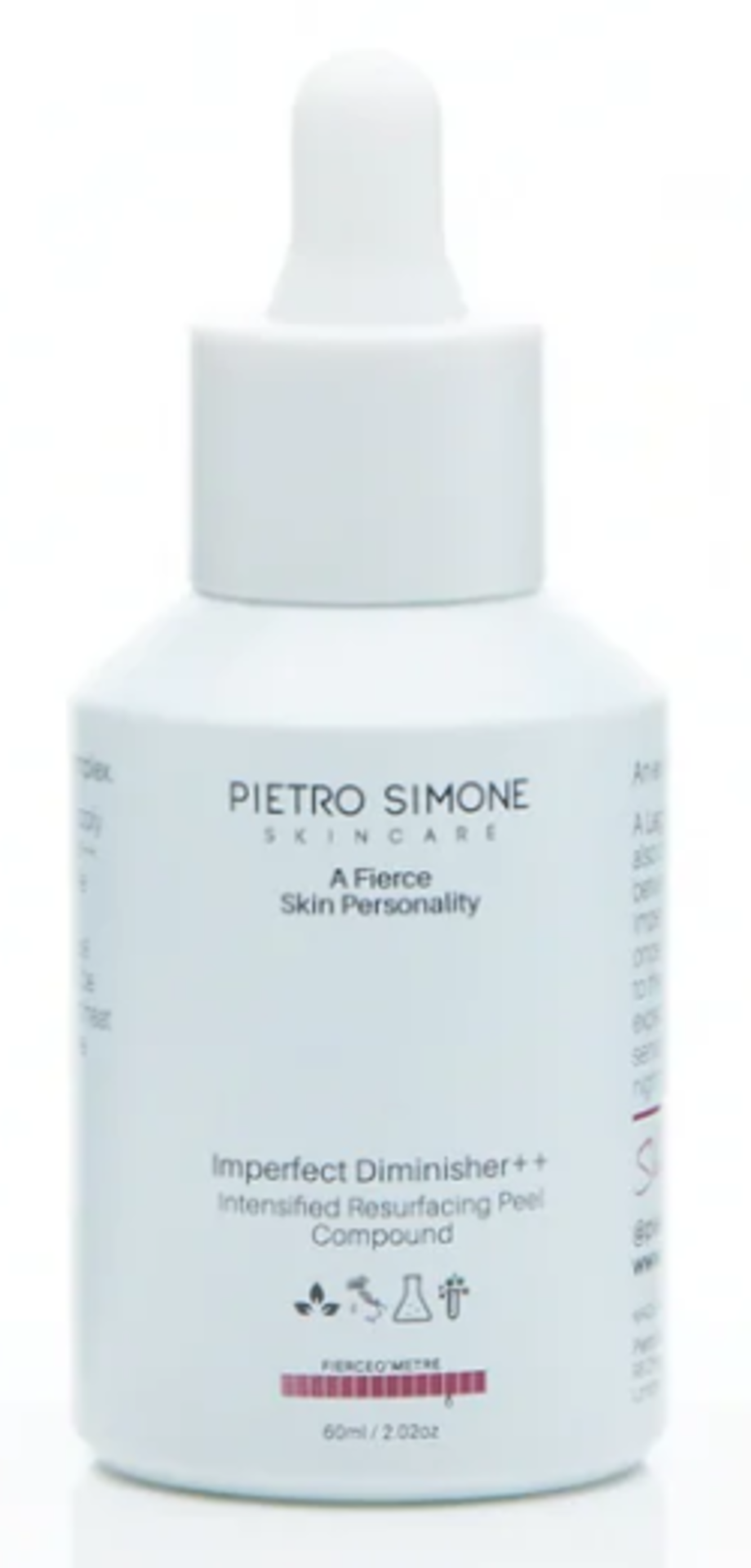 3 x Pietro Simone Skincare: IMPERFECTION DIMINISHER ++ 60ML. RRP £55.00. An exfoliating, texture