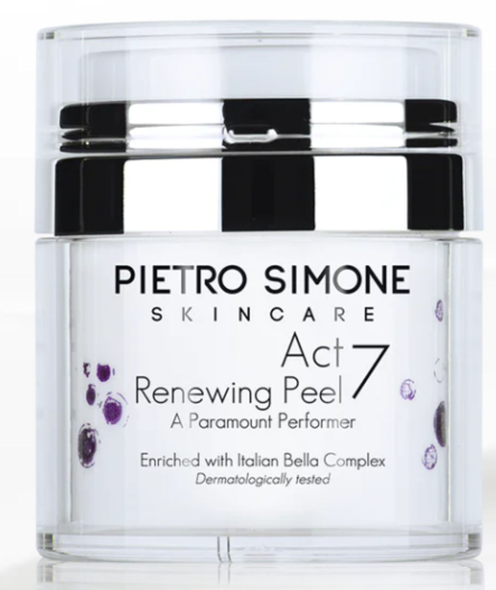 2 x Pietro Simone Skincare: ACT 7 RENEWING PEEL 50ML. RRP £75.00. Lactic Acid stimulates exfoliation