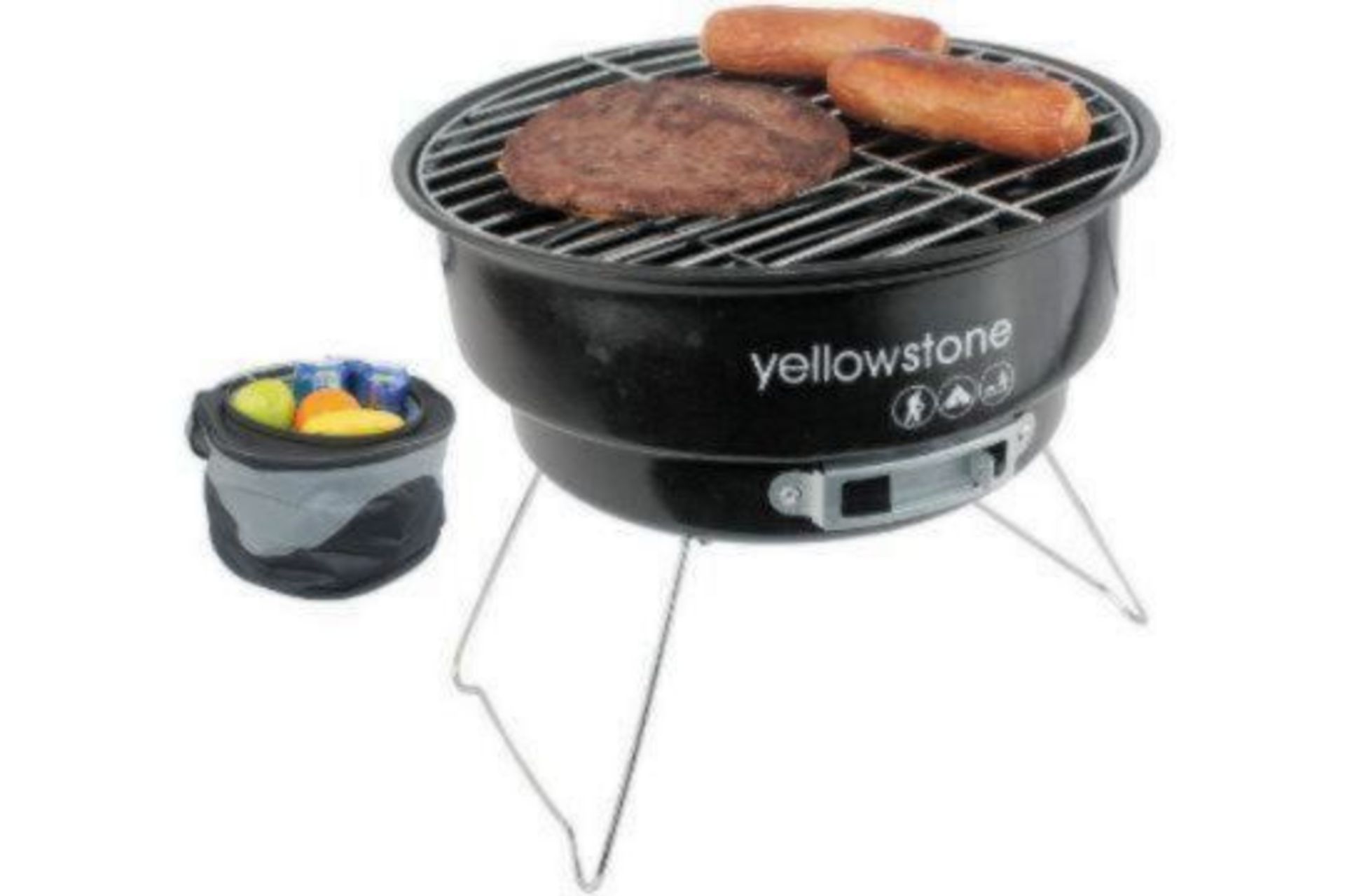5 X BRAND NEW YELLOWSTONE FOLDING BBQ WITH COOLER BAGS R15