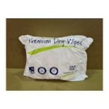 192 X BRAND NEW PACKS OF 100 PREMIUM DRY WIPES IN 3 BOXES R15