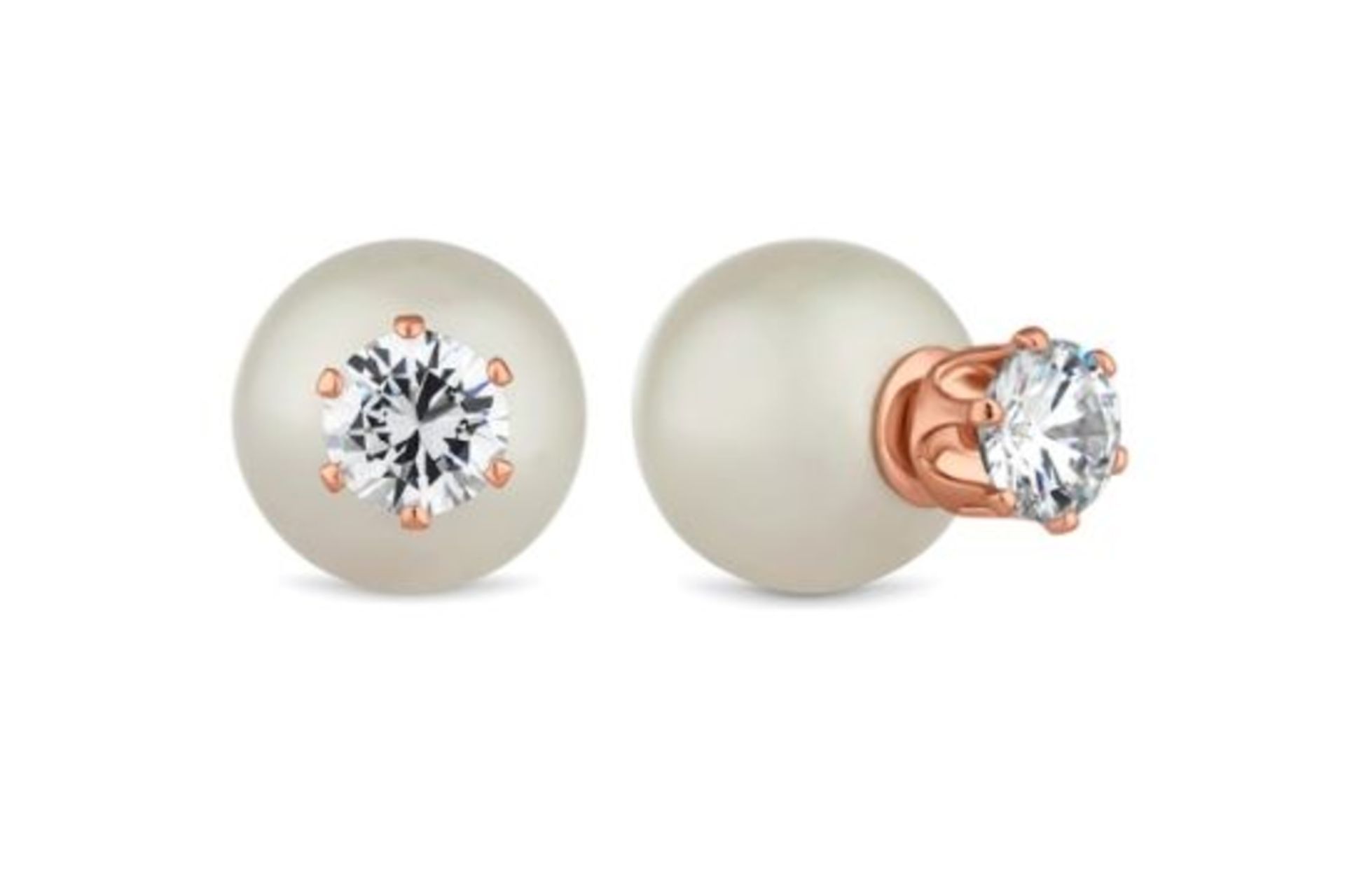 8 X BRAND NEW DIAMONDSTYLE LONDON PEARL 2 IN 1 STUDS RRP £85 EACH