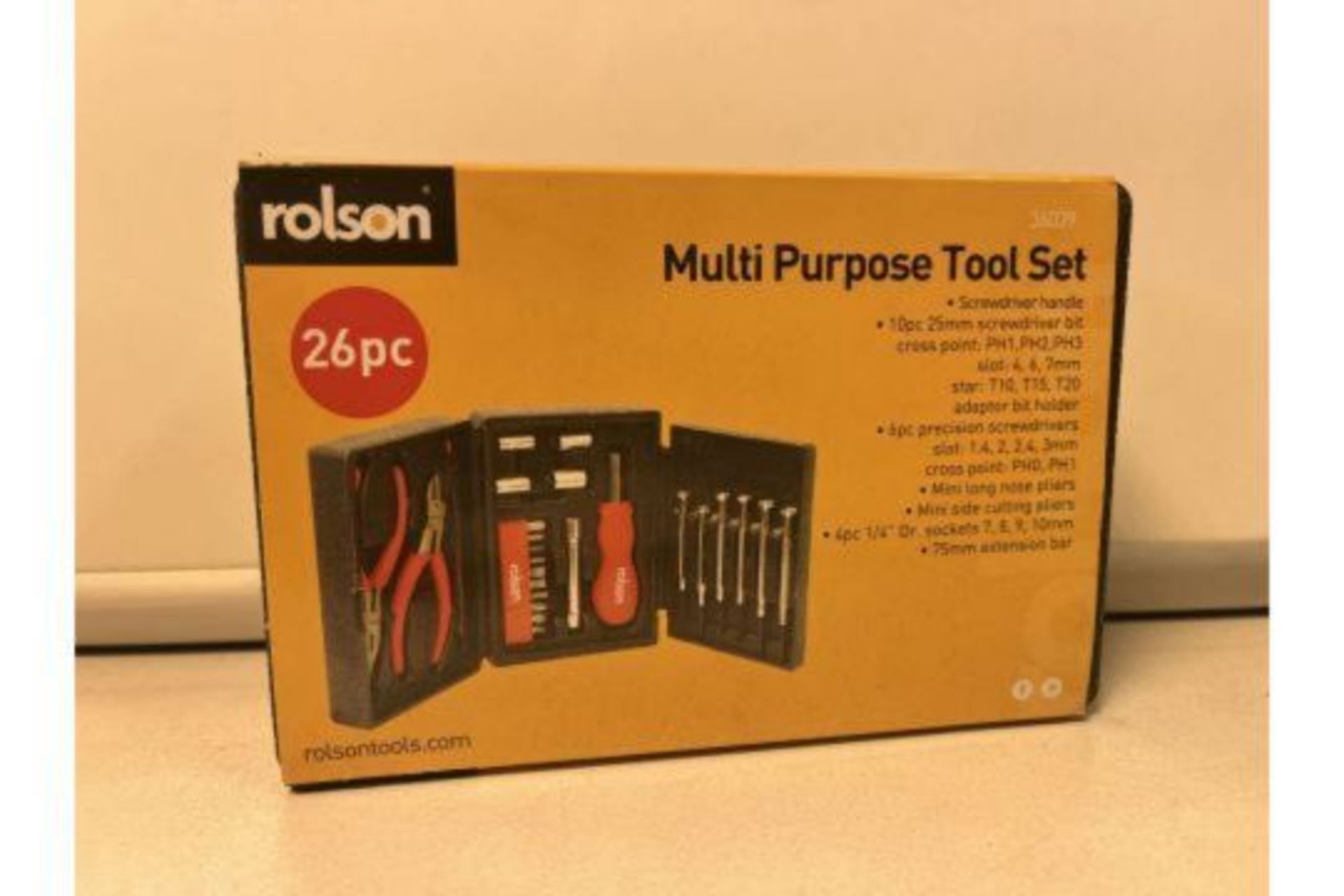 20 X BRAND NEW ROLSON 26 PIECE MULTI PURPOSE TOOL SETS R17