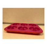40 X BRAND NEW 6 CONNECTED SILICONE DOUGHNUT MOULDS FOR COOKING R19