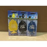 240 X BRAND NEW MIGHTY OAK AIR FRESHENERS 2 SCENTS R17