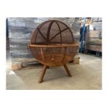 BRAND NEW BOXED HIGH END OLIVE AND SAGE ANTIQUE RECLAIMED THE VENUS FIREPIT RRP £229 R5