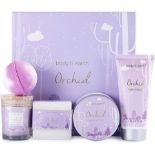 8 X New Packaged Body & Earth Orchid Bath Gift Set. (BE-BP-043) Orchid Scent: Infused with a sweet