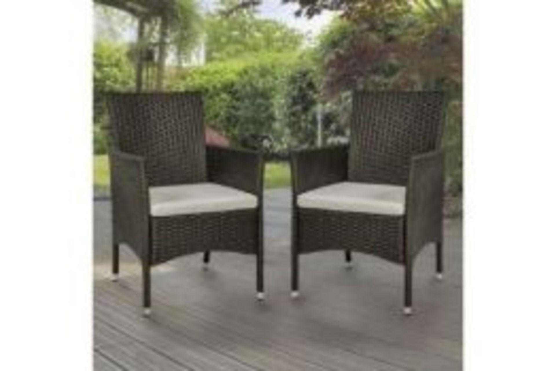 BRAND NEW GARDENKRAFT 2 PIECE RATTAN GARDEN SET R3