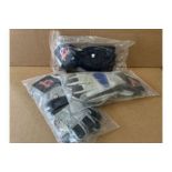 10 X BRAND NEW ASSORTED PRO SPEED HIPORA 3M PROFESSIONAL MOTORBIKE GLOVES IN VARIOUS SIZES RRP £25