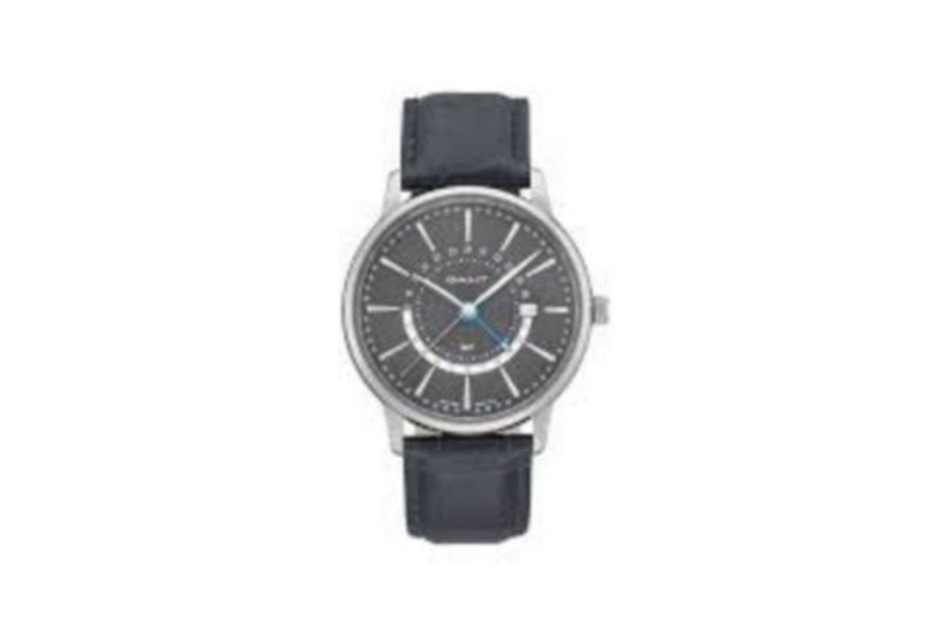 BRAND NEW GANT BLACK STRAP WHITE DIAL FASHION WATCH RRP £199