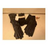 20 X BRAND NEW TOTES LEATHER GLOVES INVARIOUS STYLES AND SIZES